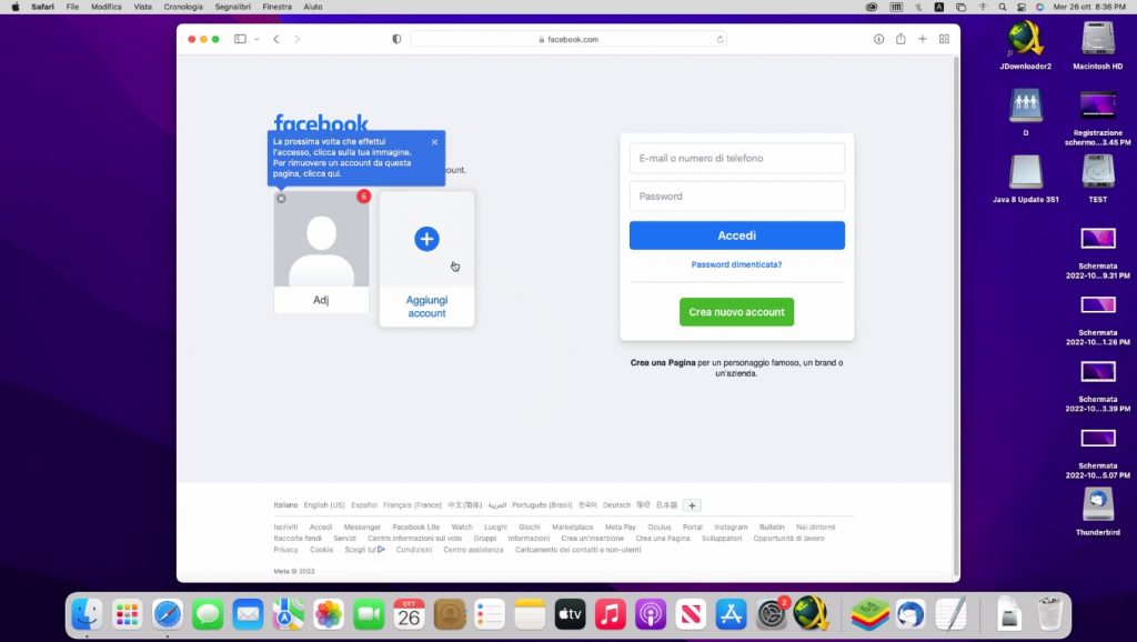 Cliccate-Aggiungi-account