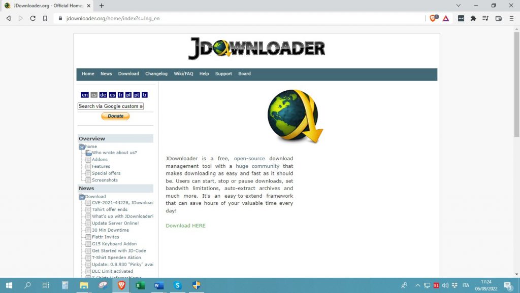 JDownloader
