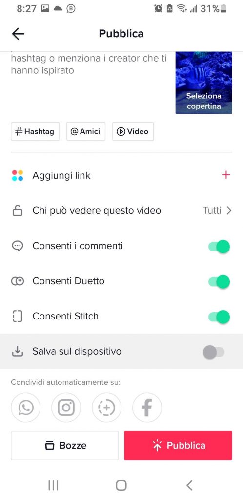 Salva-sul-dispositivo