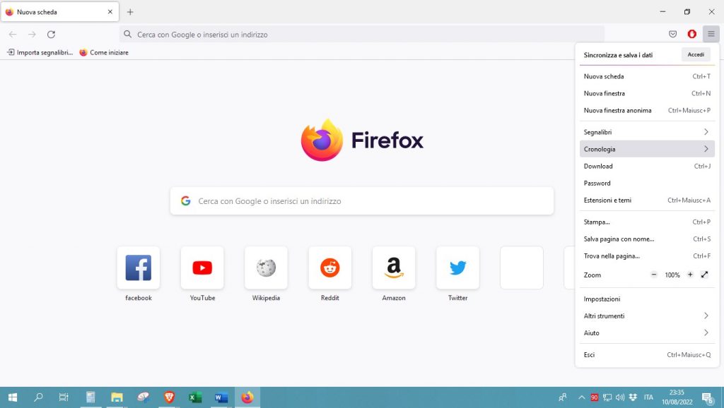 Selezionate-Cronologia-dal-menu