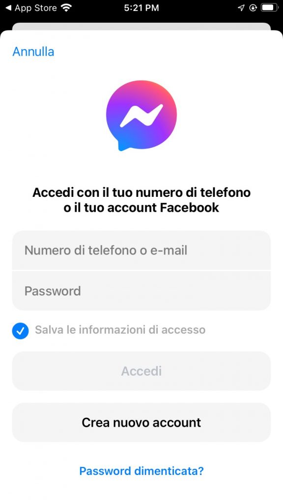 accedete-con-vostro-e-mail