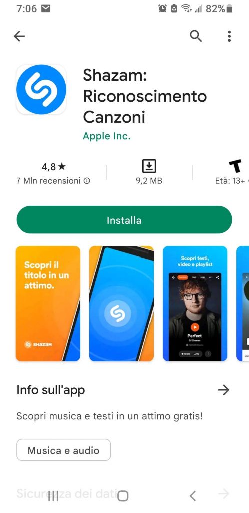 applicazione-Shazam