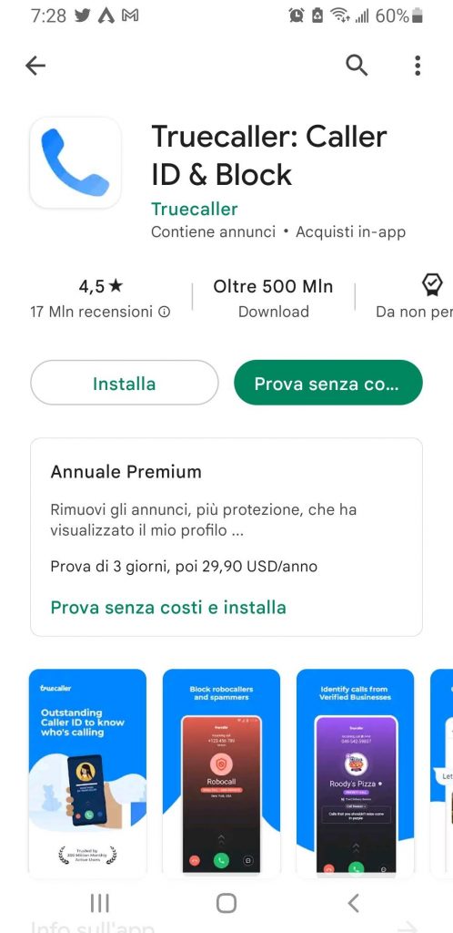 applicazione-Truecaller