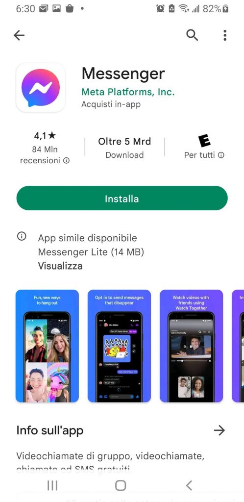 cercate-l'applicazione-Messenger