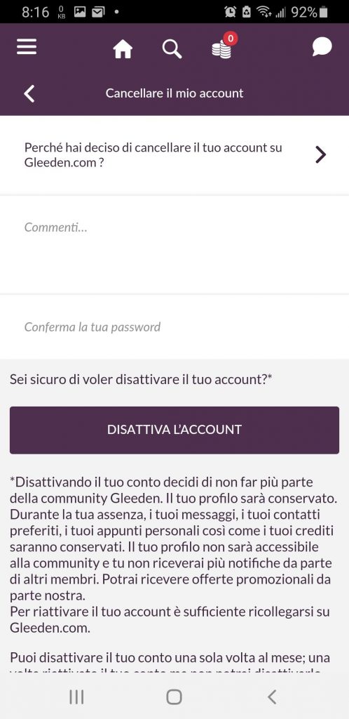 leggerete-Il-tuo-account-è-stato-disattivato