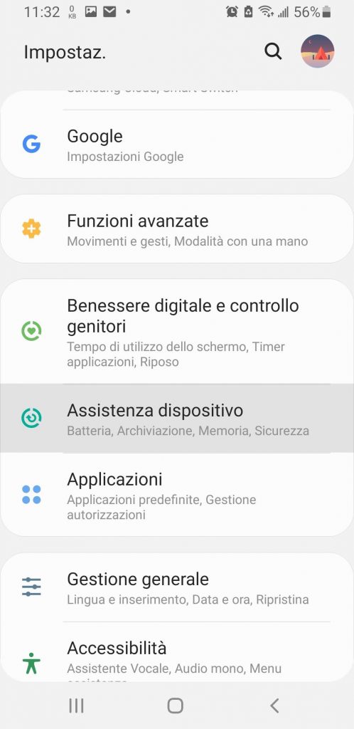 quindi-su-Assistenza-dispositivo