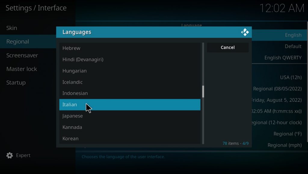 selezionate-Italiano