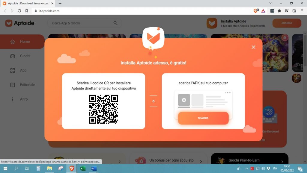 selezionate-scarica-l’APK-sul-tuo-computer